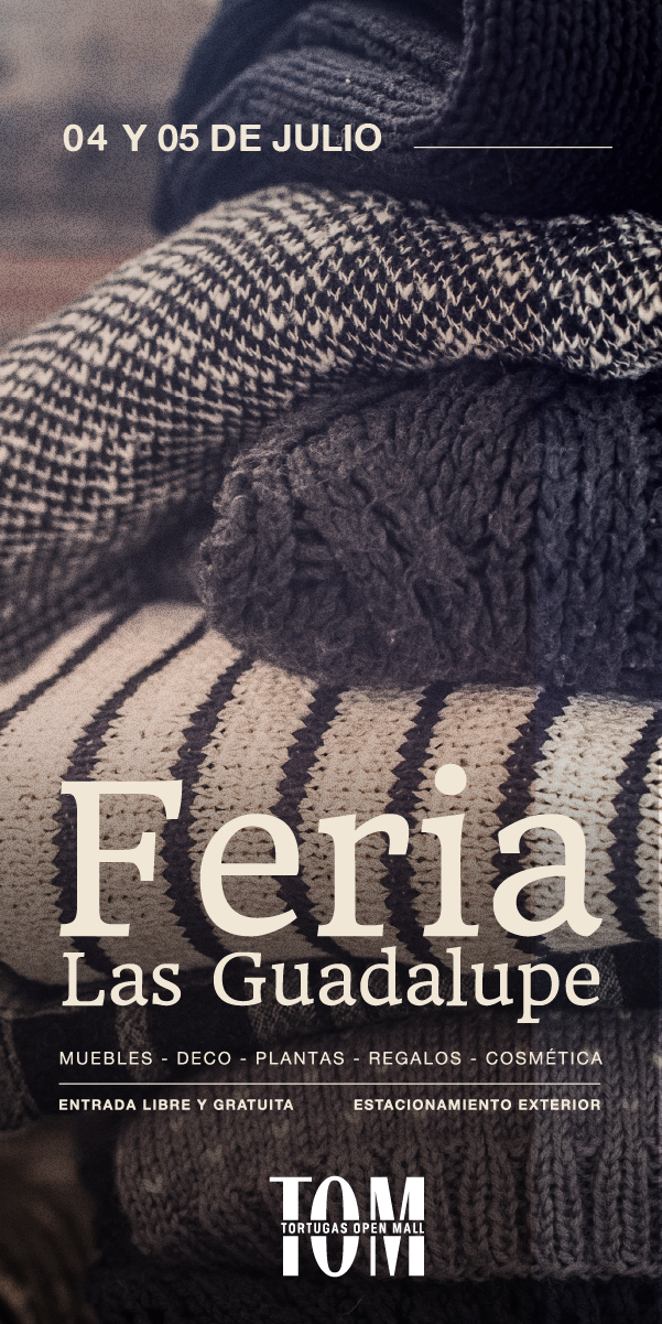 Feria Las Guadalupe en TOM este finde 🌿